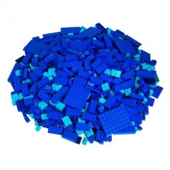 LEGO LEGO Steine Blau gemischt - 100 Stuck - Blue brick mix Кирпичи LEGO смешанные синие - 100 штук - Смесь синих кирпичей