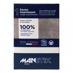 MANETIK Body. Face &amp; Beard Soap Nourishing 100g  Тело. Мыло для лица и бороды Питательное 100г
