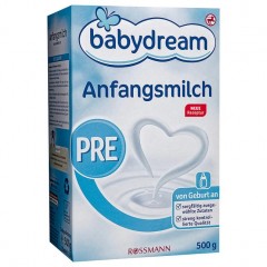 babydream Anfangsmilch Начальное молоко PRE 500 г