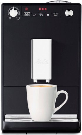 Melitta Melitta Kaffeevollautomat Solo E950-101, schwarz, Perfekt fur Cafe creme Espresso, nur 20cm breit Полностью автоматическая кофемашина Melitta Solo E950-101, черная, идеально подходит для приготовления крем-эспрессо в кафе, ширина всего 20 см.