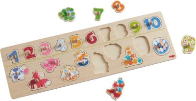 Haba HABA 301961 Greifpuzzle tierischer Zahlspass HABA 301961 увлекательная головоломка с цифрами животных
