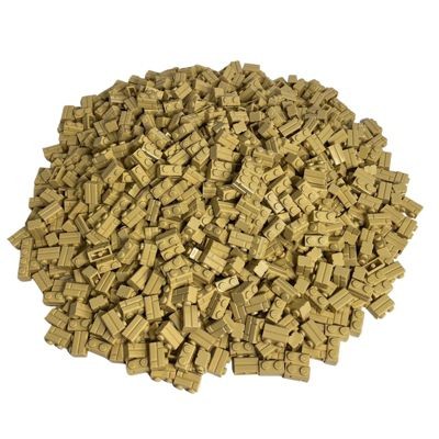 LEGO LEGO 1x2 Mauersteine Hellbeige - 500 Stuck - Light tan brick Кубики LEGO 1x2 светло-бежевые - 500 штук - Светло-коричневый кирпич