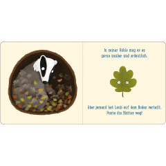 arsEdition Verlag Eine Nacht im Wald: Kleiner Dachs Ночь в лесу: барсучок