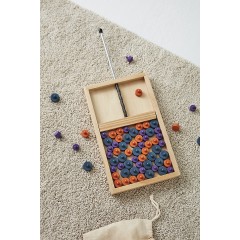 Kids Concept Scheibenmikado Spiel aus Holz Geschicklichkeitsspiele Дисковая игра Микадо Деревянные игры на ловкость