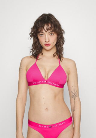 Tommy Hilfiger TRIANGLE FIXED Bikini top hot magenta TRIANGLE FIXED Верх бикини горячий пупурный