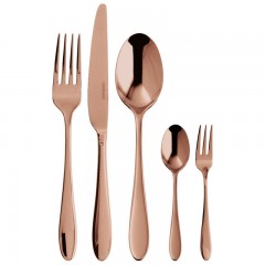 Sambonet Sambonet Velvet - Edelstahl / PVD Kupfer Besteckset 30-tlg. Sambonet Velvet - набор столовых приборов из нержавеющей стали / меди с PVD-покрытием, 30 предм.