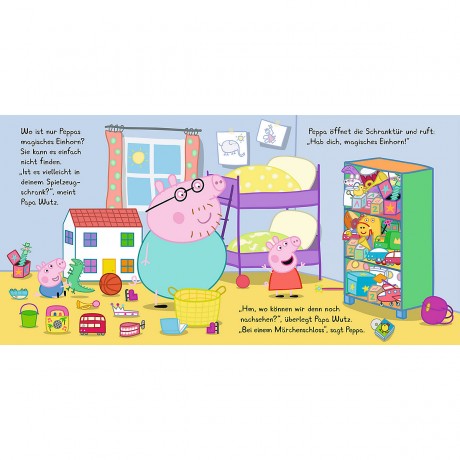 Panini Verlag Peppa Pig: Wo ist Peppas magisches Einhorn? Свинка Пеппа: Где волшебный единорог Пеппы?