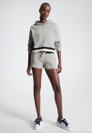 Tommy Hilfiger FIT WAFFLE Jumper light grey htr FIT WAFFLE Джемперы светло-серый