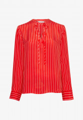 Tommy Hilfiger STRIPE V-NECK REGULAR FIT  Blouse rope stp fireworks ПОЛОСКА С V-ОБРАЗНЫМ ВЫРЕЗОМ REGULAR FIT Блузка веревочный фейерверк