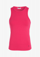 Tommy Hilfiger SLIM TANK Top bright cerise pink SLIM TANK Верх ярко-вишнево-розовый