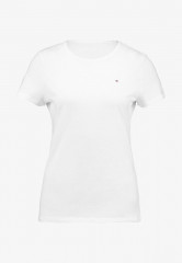 Tommy Hilfiger HERITAGE CREW NECK TEE Basic T-shirt classic white ФУТБОЛКА HERITAGE CREW NECK Базовая футболка классический белый