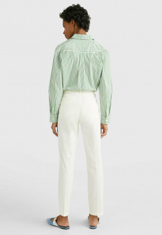 Tommy Hilfiger SLIM CO BLEND Chinos ecru SLIM CO BLEND Брюки чинос экрю