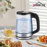 HOMELUX HOMELUX Wasserkocher Wasserkocher Glas 1500 Watt 1,8 L, Electric Kettle Mit Led-Beleuchtung, 1.8 l, 1500,00 W, Glas wasserkocher Edelstahl, Wasser Kocher Bpa Frei, 360° Basis  HOMELUX Стеклянный чайник 1500 Вт, 1,8 л, Электрический чайник со свето