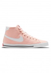 Nike Performance COURT LEGACY  Sneaker high pale coral/white-team oran COURT LEGACY Высокие кроссовки женские бледно-коралловый/бело-оранжевый
