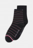 Tommy Hilfiger WOMEN SHORT SOCK PREPPY 2 PACK Socks black ЖЕНСКИЕ КОРОТКИЕ НОСКИ PREPPY 2 НАБОР Носки черный