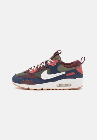 Nike Sportswear W AIR MAX 90 FUTURA Sneaker low med olive/phantom/canyon rust/midnight navy/burgundy crush W AIR MAX 90 FUTURA кроссовки женские низкие оливково-медовый/фантом/каньон ржавчины/полночный темно-синий/бордовый краш