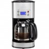 Кофеварка Coffee maker Renkforce CM4216 Stainless steel, Black Cup volume=12 Display, Timer