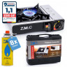 ZMC ZMC Gaskocher Edelstahl Gaskocher 1-flammig + Aufbewahrungskoffer + 8x Gaskartuschen, (Butangas Campingkocher fur Innenraum/Outdoor, Campinggaskocher 2,2 kW mit Piezozundung), Kochfeld Herd Gaskocher mit Kartusche, Gaskochfeld fur Camping  Газовая пли