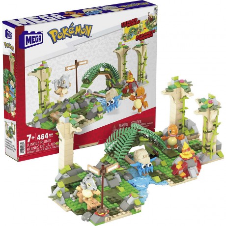 Mattel Mega Construx Pokemon Dschungel-Ruinen Bauset Mega Construx Pokemon Jungle Ruins Building Set
