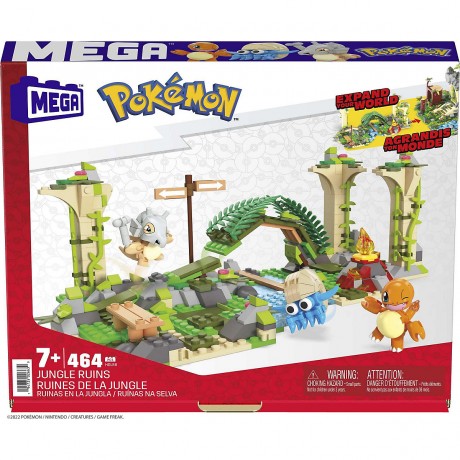 Mattel Mega Construx Pokemon Dschungel-Ruinen Bauset Mega Construx Pokemon Jungle Ruins Building Set