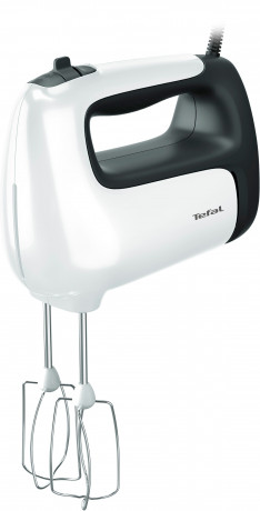 Tefal Tefal Handmixer HT4621 Prep'Mix+, 500 W, Turbo-Funktion, 2 Ruhrbesen, 2 Knethaken, Purierstab-Aufsatz  Ручной миксер Tefal HT4621 Prep'Mix+, 500 Вт, функция турбо, 2 венчика, 2 насадки для теста, насадка-очиститель