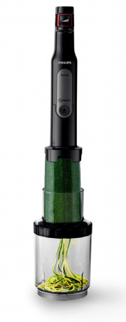 Philips Philips Stabmixer HR2657/90 Viva, 800 W, inkl. 2-in-1 Togo Trinkflasche, Spiralschneider, Schneebesenaufsatz Ручной блендер Philips HR2657/90 Viva, 800 Вт, включая бутылку для питья 2-в-1 Togo, спиральный нож, насадку-венчик