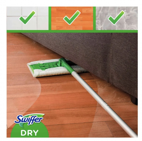 Swiffer dry refills aroma Clean and Fresh 90st, Сменные салфетки для швабры для сухой уборки полов с ароматом чистоты и свежести  90шт