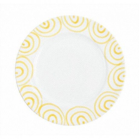 Gmundner Keramik Gmundner Keramik Gelbgeflammt Speiseteller Gourmet d: 29 cm / h: 2,2 cm Gmundner керамическая тарелка для гурманов с желтым пламенем д: 29 см / высота: 2,2 см