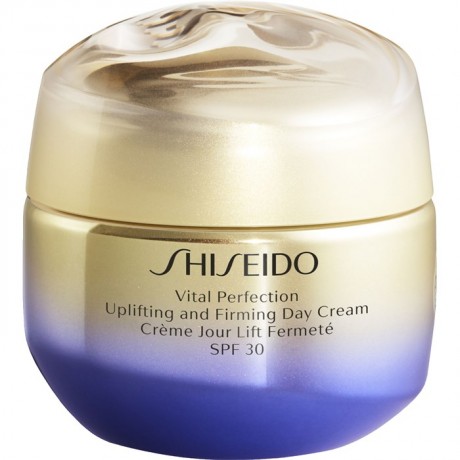 Shiseido Uplifting & Firming Day Cream, Шисейдо Дневной лифтинг-крем VITAL PERFECTION повышающий упругость кожи SPF30, 50 мл