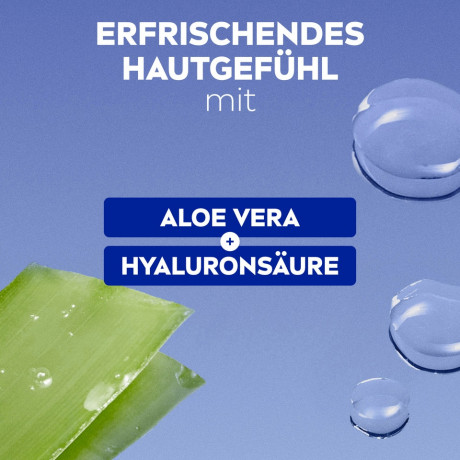 NIVEA Waschgel Erfrischend, 150 ml, Нивеа Гель для умывания освежающий, лотос и витамин E, для нормальной и комбинированной кожи, 150 мл
