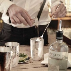 Robbe &amp; Berking Robbe &amp; Berking Martele Bar-Kollektion - 90 g versilbert Messbecher Robbe &amp;amp; Berking Martele Bar Collection - Мерный стаканчик с серебряным покрытием 90 г