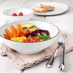 Seltmann Weiden Seltmann Weiden Lido Black Line Schussel rund d: 23 cm / h: 7 cm / 1,7 L Seltmann Weiden Lido Black Line Миска круглая d: 23 см / высота: 7 см / 1,7 л