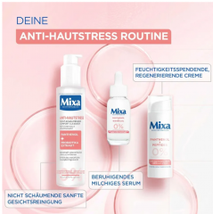 Mixa Anti-Hautstress Cream 50ml, Mixa крем для лица  Франция, увлажняет и успокаивает кожу, для чувствительной кожи, без отдушек и спирта, 50 мл