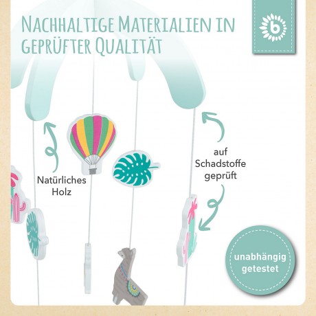 bieco Baby Mobile Holz Einschlafhilfe Baby Deko Zimmer Holzmobile fur Kinderbett O19cm Mobiles Детский мобильный деревянный спальный аппарат для детской комнаты в стиле деко деревянный мобильный телефон для детской кроватки O19cm мобильные телефоны