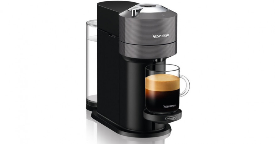 DeLonghi DeLonghi Nespresso Vertuo Next ENV 120.GY, Kapselmaschine dunkelgrau/schwarz dunkelgrau, schwarz DeLonghi Nespresso Vertuo Next ENV 120.GY, капсульная машина темно-серый/черный