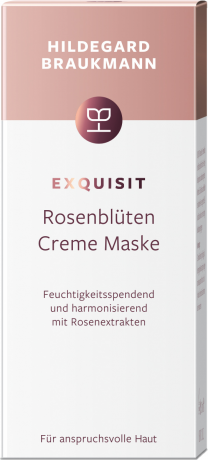 Hildegard Braukmann EXQUISIT Rosenblueten Creme Maske, 30 ml, Hildegard Braukmann маска для лица с экстрактом розы, для зрелой и обезвоженной кожи, для женщин, 30 мл