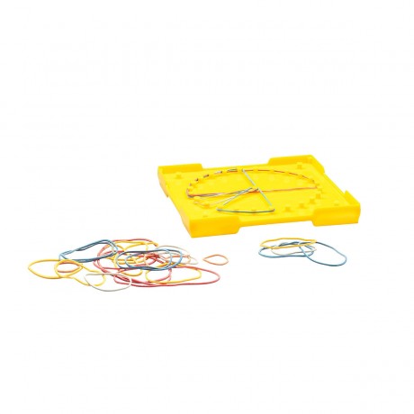 Wissner aktiv lernen Geometriebrett klein doppelseitig gelb Доска для геометрии малая двусторонняя желтая