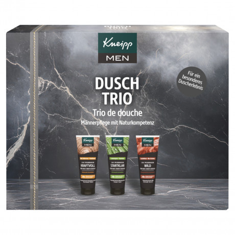 Kneipp Men Dusch-Trio Geschenkset, 1 Stueck, Kneipp мужской подарочный набор Dusch-Trio из трёх гелей для душа 3 в 1, 1 шт,