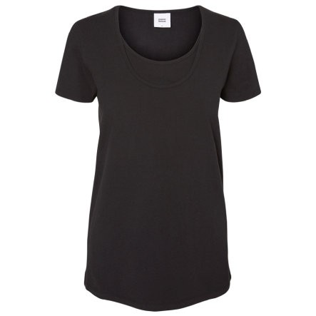 mama licious Umstands Shirt MLLEA Organic Nell 2er Pack schwarz