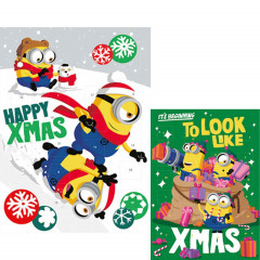 Minions Adventskalender, Minions шоколадный адвент-календарь 2026 с 24 фигурками, 75 г
