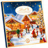 Lindt Weihnachtsmarkt Mini Tisch Adventskalender, настольный шоколадный адвент-календарь Рождественский рынок, 115 г