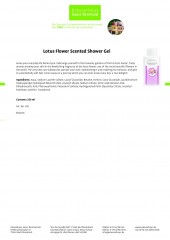 Krauterhaus Sanct Bernhardt Lotus Flower Scented Shower Gel, 250 мл
