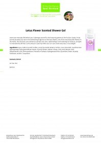 Krauterhaus Sanct Bernhardt Lotus Flower Scented Shower Gel, 250 мл