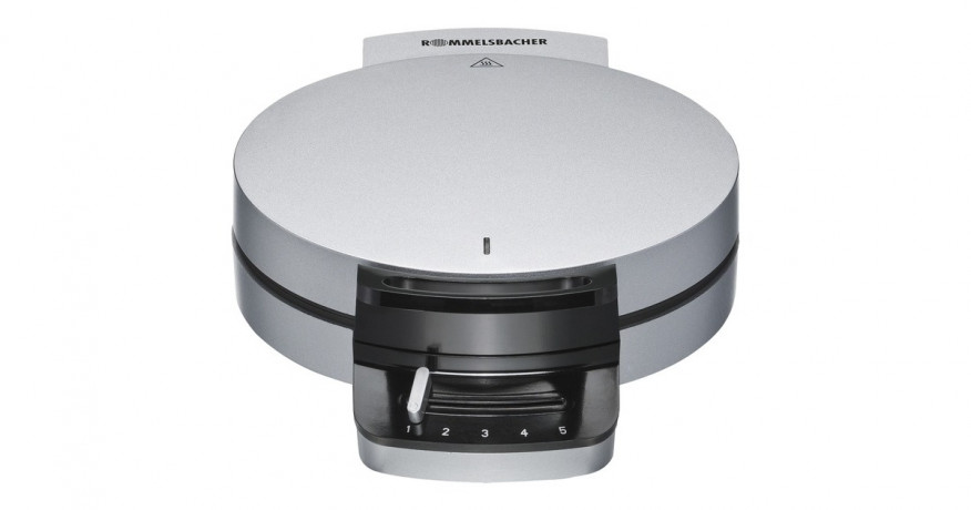 Rommelsbacher Rommelsbacher Waffelautomat WA 750, Waffeleisen silber/schwarz, 750 Watt silber/schwarz Вафельница Rommelsbacher WA 750, вафельница серебристый/черный, 750 Вт