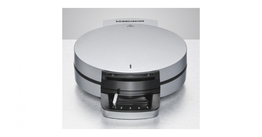 Rommelsbacher Rommelsbacher Waffelautomat WA 750, Waffeleisen silber/schwarz, 750 Watt silber/schwarz Вафельница Rommelsbacher WA 750, вафельница серебристый/черный, 750 Вт