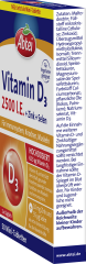 Abtei Vitamin D3 2500 I.E + Zink + Selen 50 Mini-Tabletten (13,6 g), Abtei Мини-таблетки витамина D3 2500 МЕ с цинком и селеном для иммунитета, костей и мышц, 50 мини-таблеток (13,6 г)