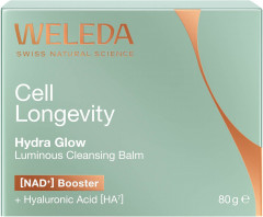 WELEDA Cell Longevity Hydra Glow Luminous Cleansing Balm, 80 g, Очищающий бальзам для лица Hydra Glow с гиалуроновой кислотой, 80 г