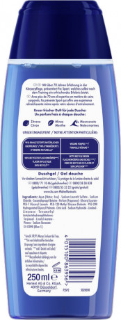 Fa Fresh Sport Duschgel 250 ml, Освежающий гель для душа FA Fresh Sport с ароматом лимона и мяты, 250 мл
