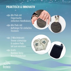 Firsteco Make-Up Remover Pads 19 tlg.  Салфетки для снятия макияжа 19 шт.