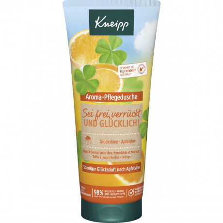 Kneipp Aroma-Pflegedusche Sei frei verrueckt und gluecklich, 200 ml, Kneipp ароматный гель для душа «Будь свободной, безумной и счастливой» с апельсином, 200 мл